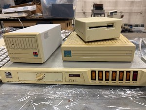 Group of Assorted Good Vintage Computer Items - Disk Drives &amp other Items