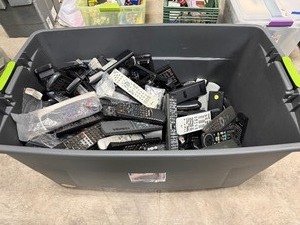 Massive Lot of Assorted Vintage etc Remote Controls for TVs Stereo Equipment AV Items etc
