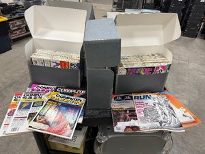Large Collection of Vintage 80s-90s Computer Magazines - Compute, Computer Gazette &amp Run Magazines
