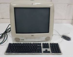 Apple iMac Monitor wKeyboard - Blue Dalmatian