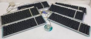Great Lot of Retro 90s era APPLE USB Keyboards