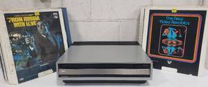 Large Collection of RCA SelectaVision Movies w Working SelectaVision Video Disc Player #3