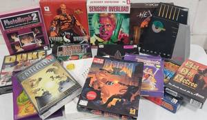 Lot of Retro Vintage PC Video Games etc wBoxes&nbsp