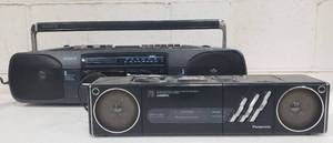 2 Good Retro Vintage Boomboxes Sony &amp Panasonic