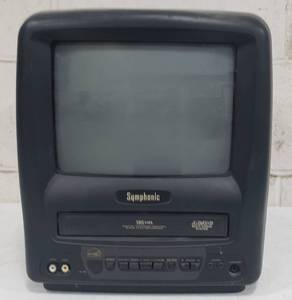 Working SYMPHONIC Model SC3909 Color CRT TV &amp VCR Combo