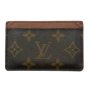 Louis Vuitton Monogram Canvas Card Holder Pre-Owned Retail $350