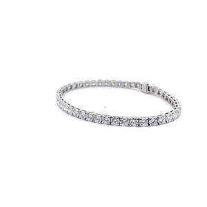New! Classic 10 Carat Diamond Tennis Bracelet in 14k White Gold; $11,500 Retail *VIDEO*