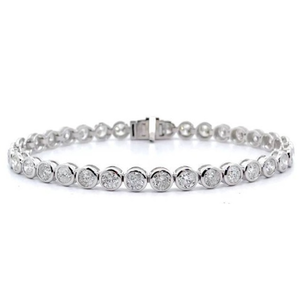 Sheffield and Sons 9.68 Carat Natural Diamond Bracelet in Platinum $47,030 Appraisal Included VIDEO