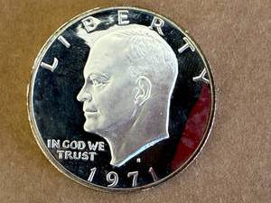 1971-S Eisenhower Dollar Silver Clad Proof
