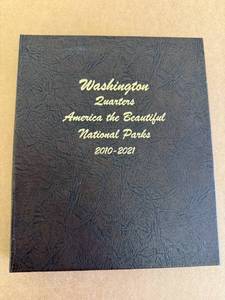 Book of Washington Quarters America the Beautiful National Parks 2010-2021 - 80 Total Coins