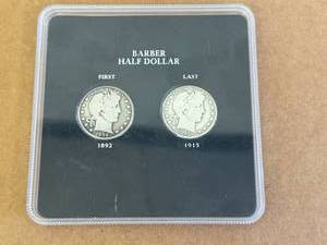 Barber Half Dollars First 1892 & Last 1915