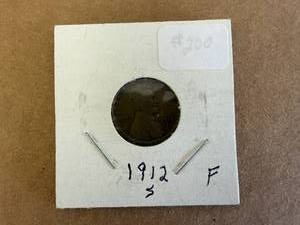 1912 S Lincoln Wheat Cent