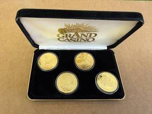 1997-1998 Grand Casino Collector Coins Wildlife Series