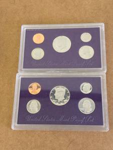 1991 & 1992 US Mint Proof Sets