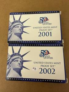 2000 & 2001 US Mint Proof Sets