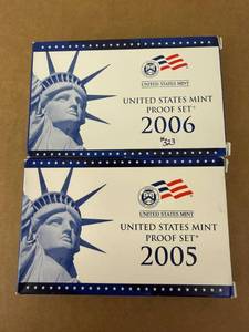 2005 & 2006 US Mint Proof Sets