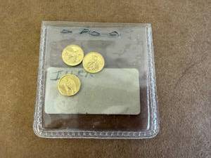 3 - 1933 24k $20 Saint Gaudens TRIBUTE Coins
