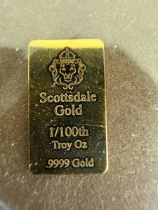 1100 Troy Oz .9999 Scottsdale Gold