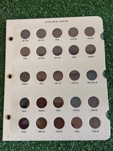 Lincoln Wheat Cents 1917D - 1926D (22 total coins)