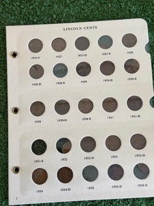 Lincoln Wheat Cents 1926S - 1935S (22 total coins)