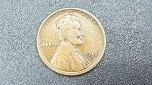 1912 S Lincoln Wheat Cent - Fine