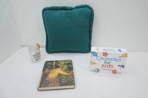 Charades for Kids Game The Secret Garden by Frances Hodgson Burnett Throw Pillow A Haunting We Will Go Frosted Glass Jar