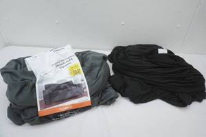2 New Couch Covers. Grey & Black