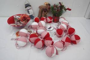 New Christmas Decor. Ornaments, Figurines, Snowman Bowl