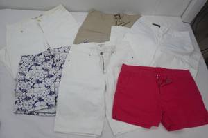 Womens Shorts, Capris, Pants. (sizes 10-14 noted)