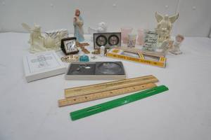 Porcelain & Glass Collectibles. Vintage Angel Figurines and Other Religious memorabilia