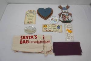 Slate Wall Decor Vintage Scandinavian Art Canvas Bags