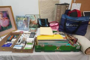 Office Supplies, Rugs, Craft Items, Vintage Vinyl Records, Insulated Lunch Bags and More