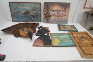 Vintage Art Prints, Vintage Framed Advertising, African Tribal Wood Wall Hanging and more