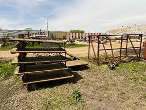 Utility Carts, Handles and Steel Moving Rack Frame