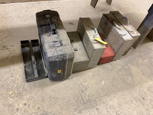 Various empty cases