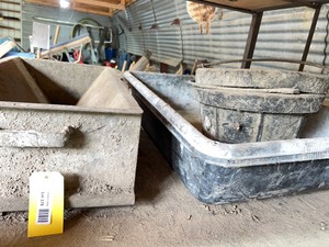 Concrete Chute, Buckets and Bins