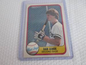 1981 Fleer Dan Ainge Rookie Card...