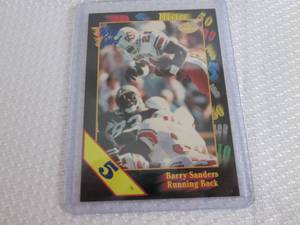 1991 Wild Card Barry Sanders Card...
