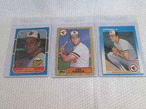 1987 Topps,Fleer & Donruss Cal Ripk...