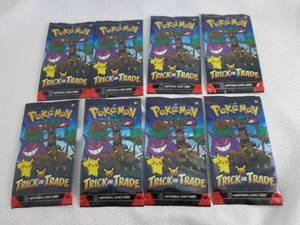 8 Pokemon Trick Or Trade Packs...