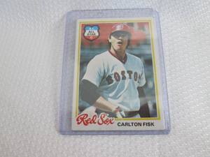 1978 Topps Carlton Fisk Card ...