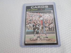 1971 Topps Bob Gibson Card...