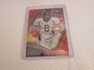 2022 Select Aaron Rodgers Red Prizm...