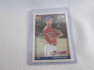 1991 Topps Chipper Jones Rookie Car...