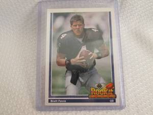 1991 Upper Deck Brett Favre Rookie ...