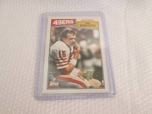 1987 Topps Joe Montana Card...