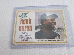 1974 Topps Hank Aaron Card...