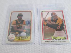 1981 Fleer & Donruss Dave Winfield ...