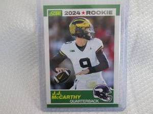 2024 Score JJ McCarthy Rookie Card...