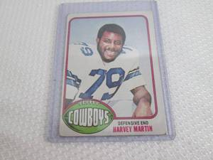 1976 Topps Harvey Martin Rookie Car...
